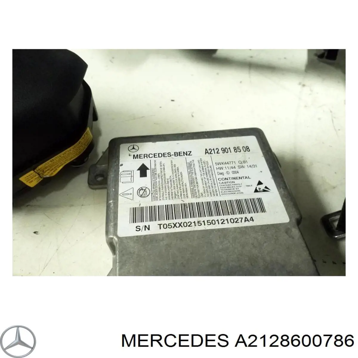 Левый ремень безопасности 2128600786 Mercedes
