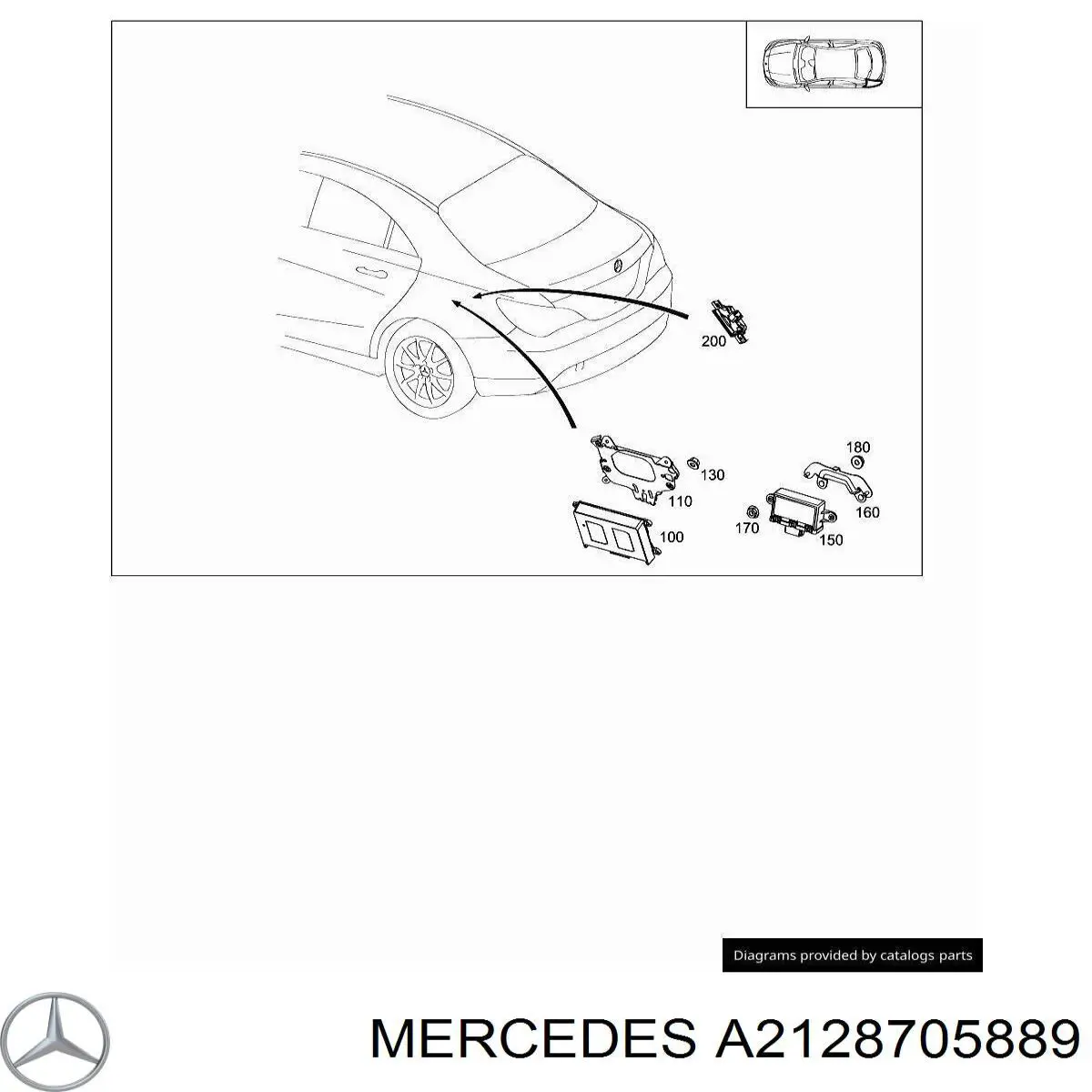  Mercedes A2129000229 цена, от 80.54 USD