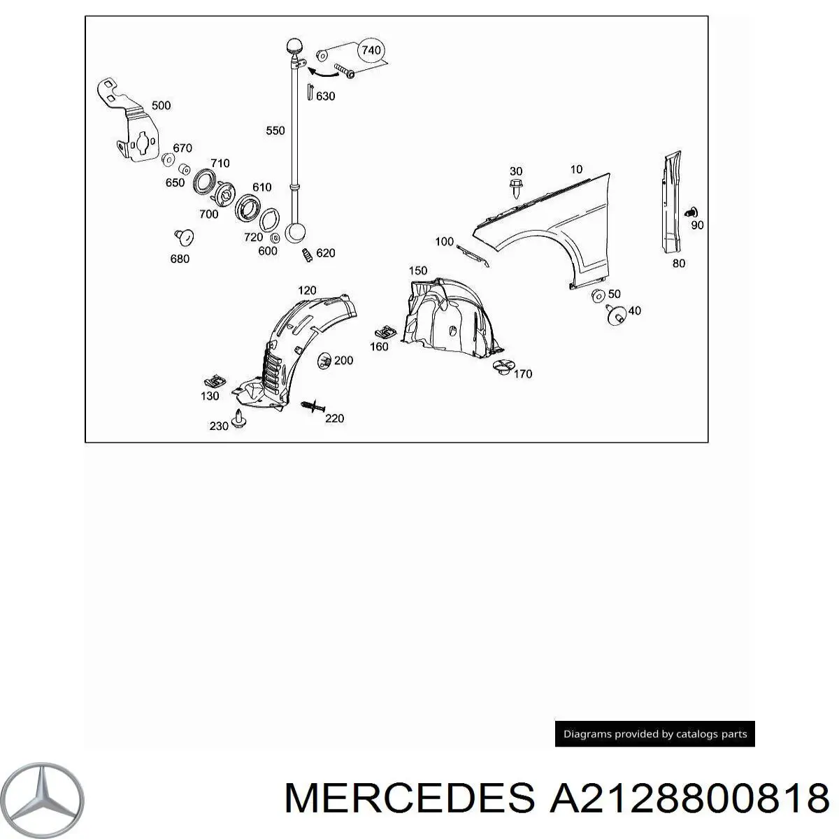  A2128800818 Mercedes