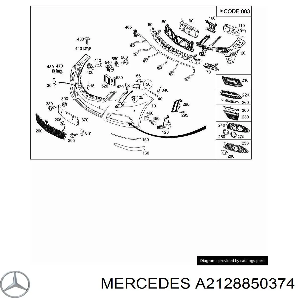 A2128850374 Mercedes 