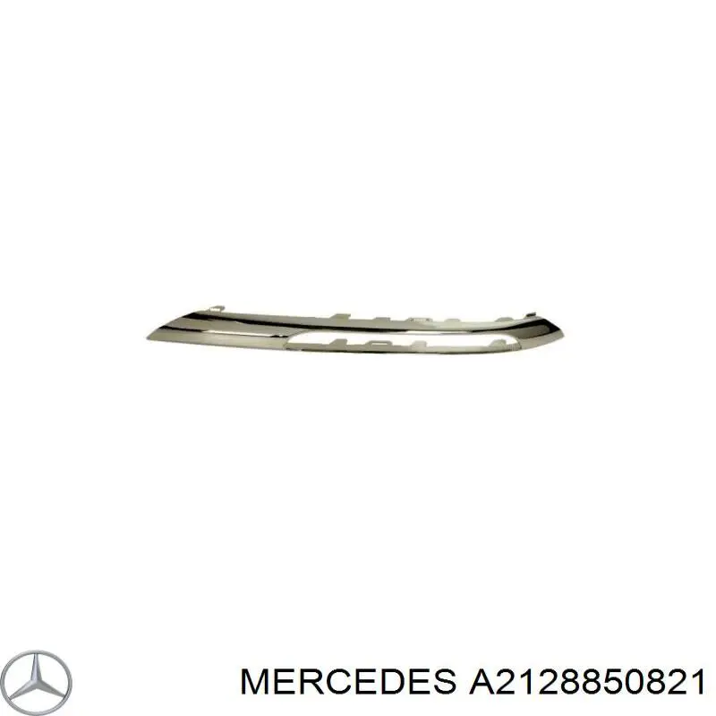 A2128850821 Mercedes молдинг бампера заднего правый