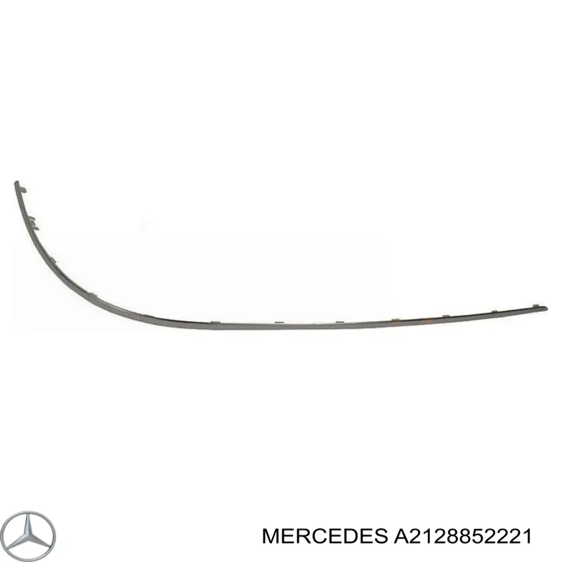 Молдинг бампера заднего правый Mercedes A2128852221