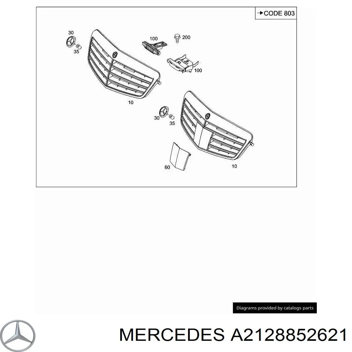  Mercedes A2128852621 цена, от 15.19 USD
