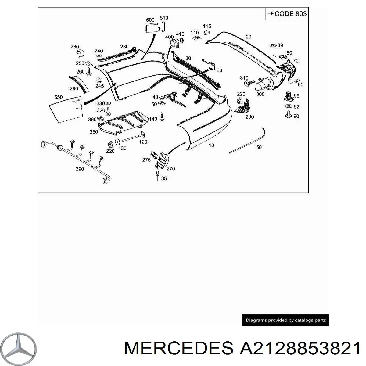 A2128853821 Mercedes 