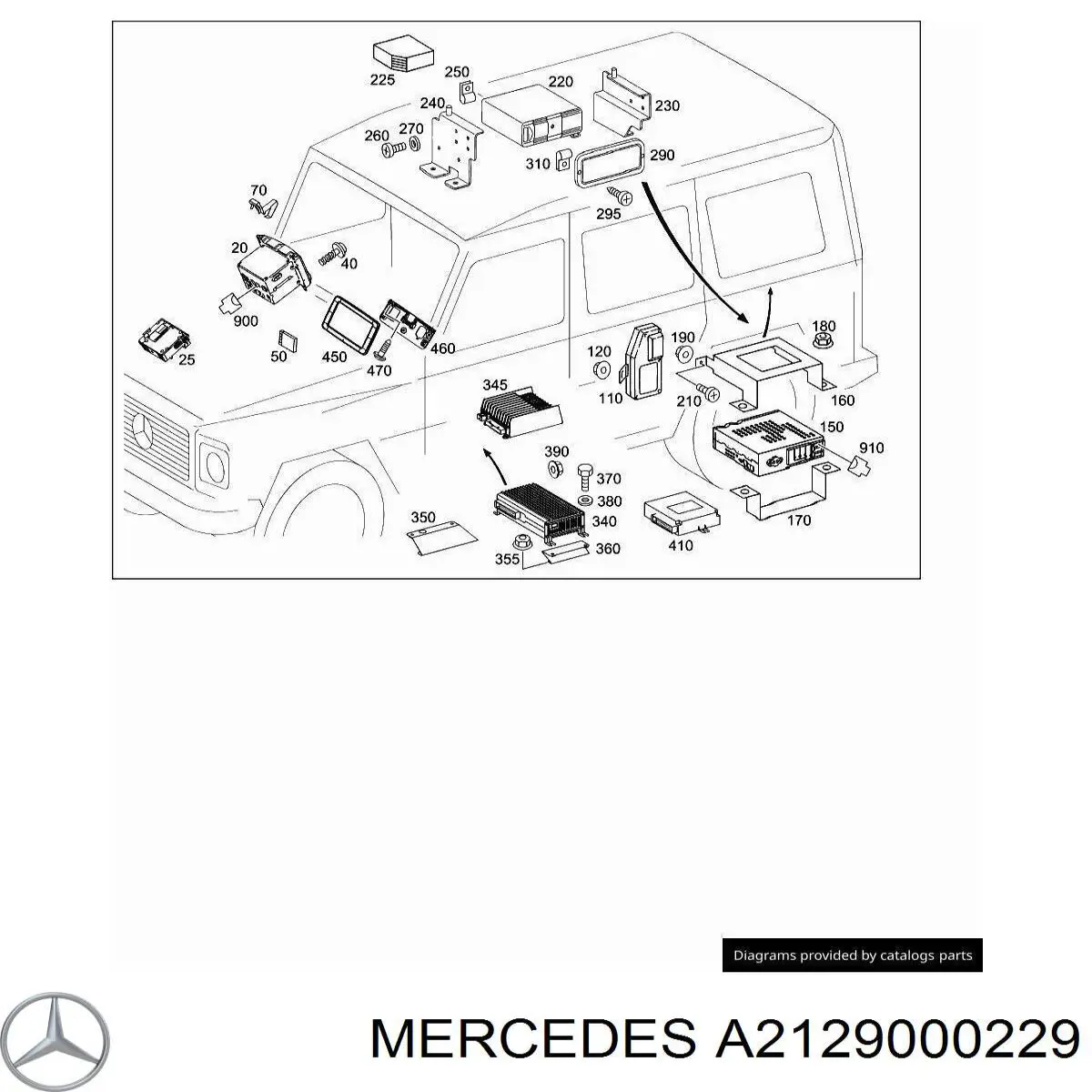 A2129000229 Mercedes 