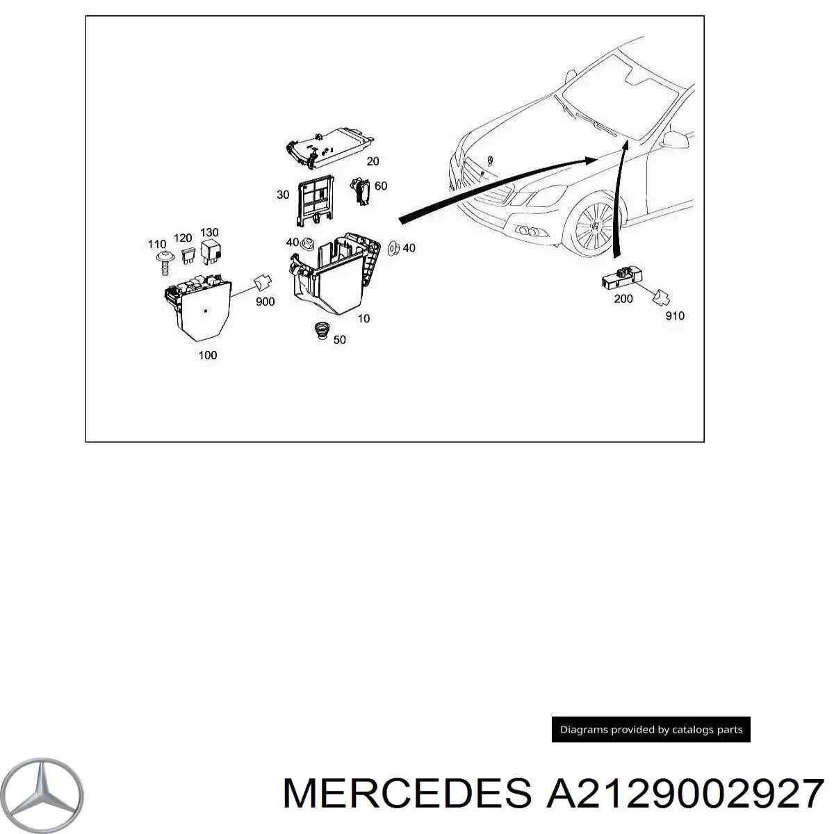 A2129002927 Mercedes 