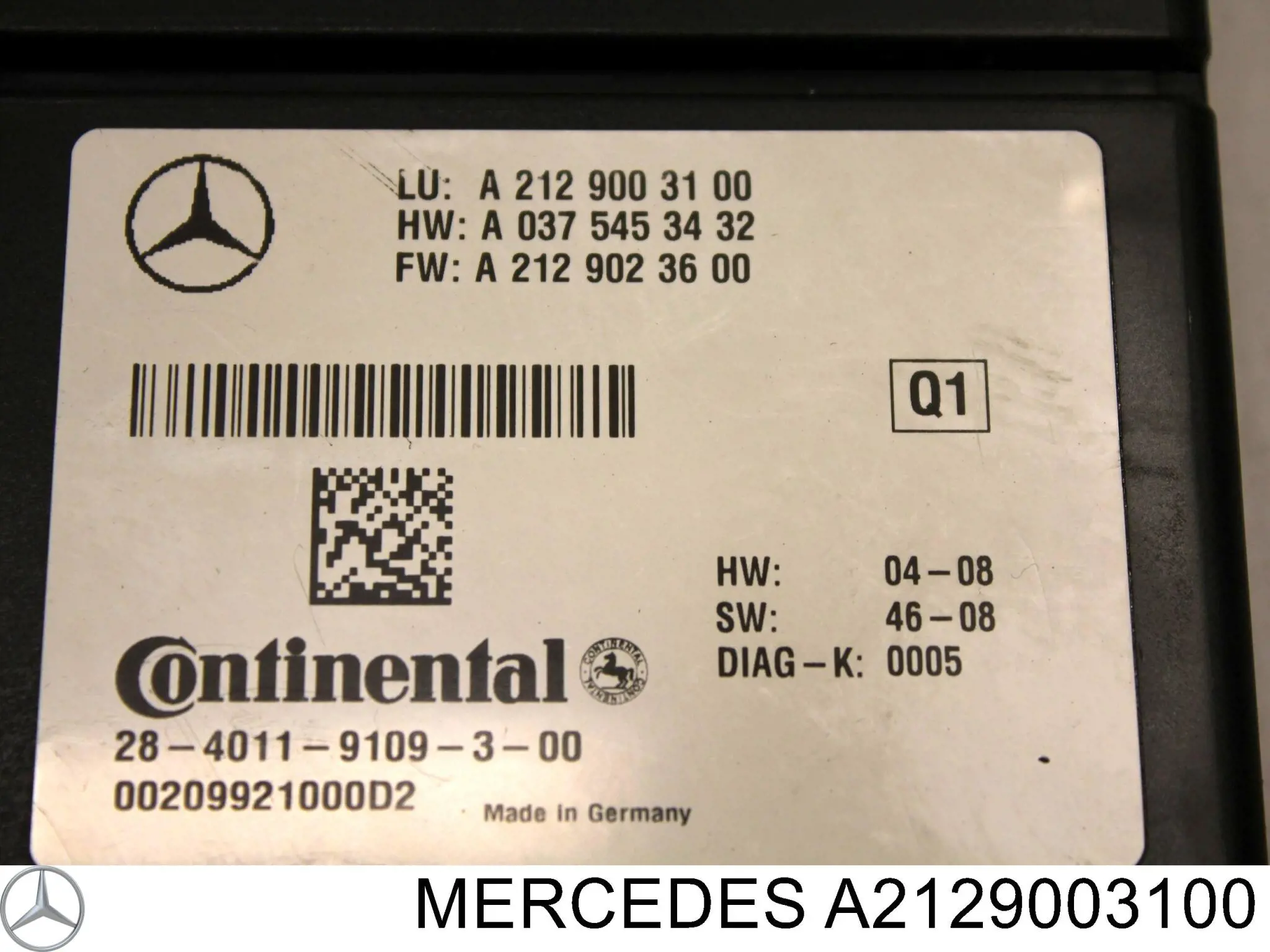 A2129003100 Mercedes 