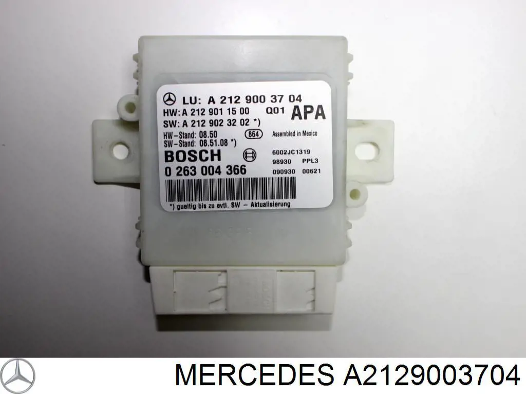 A2129003704 Mercedes Модуль (блок ЭБУ) управления парктроником