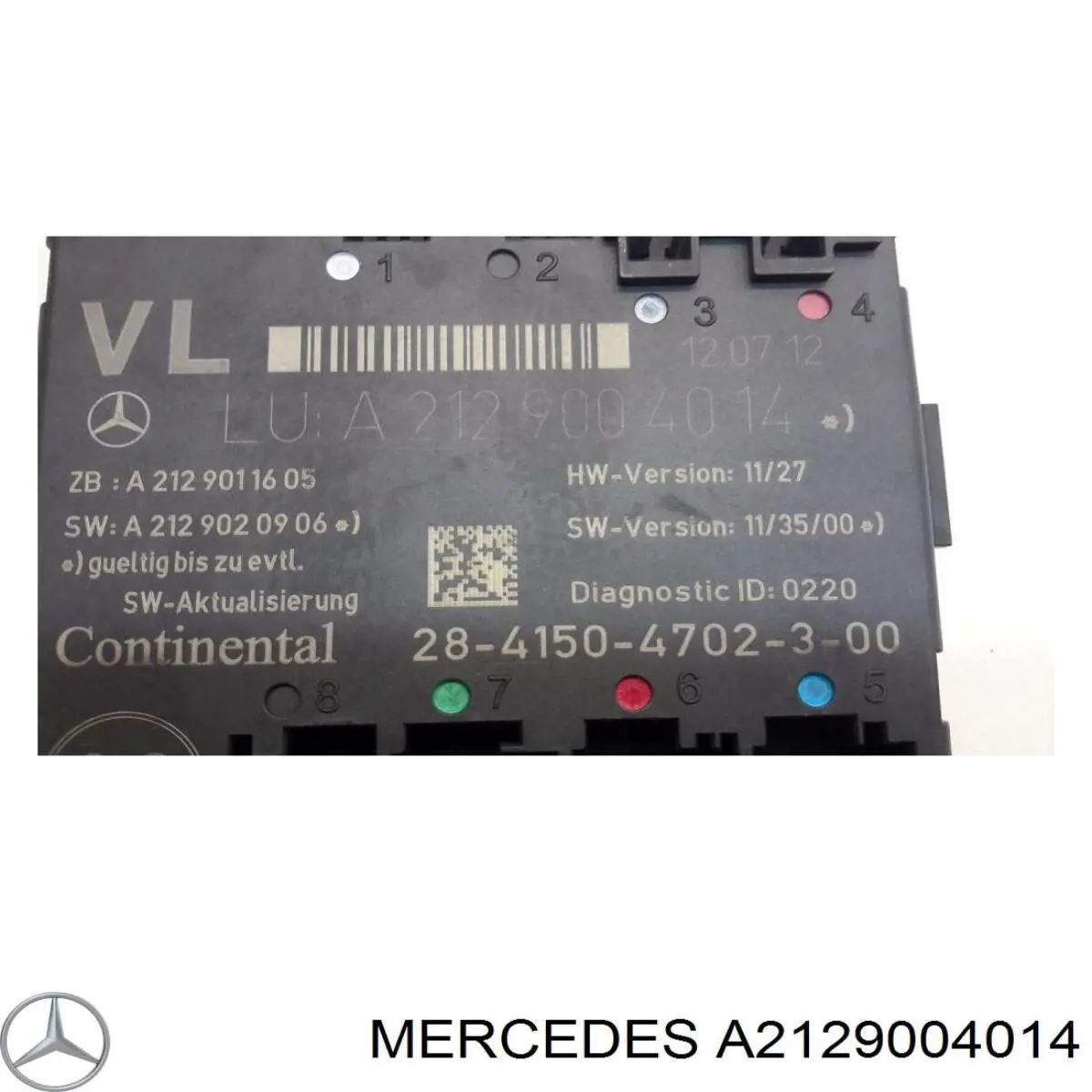 Купить A2129004014 Mercedes Блок комфорта передней двери