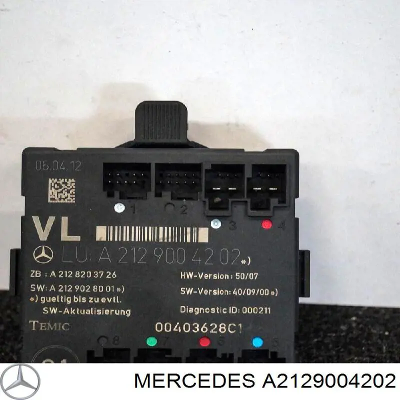 Купить 2129004202 Mercedes Блок комфорта передней двери
