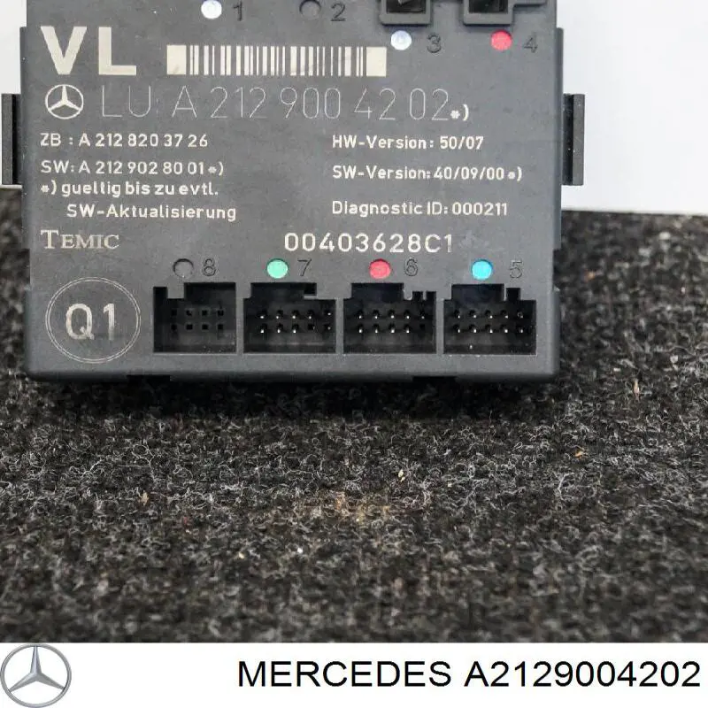 2129004202 Mercedes Блок комфорта передней двери