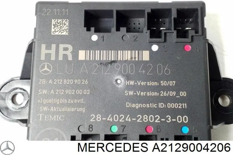  A2129004206 Mercedes