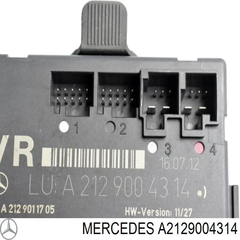 Блок комфорта передней двери Mercedes A2129004314 цена, от 12.70 USD