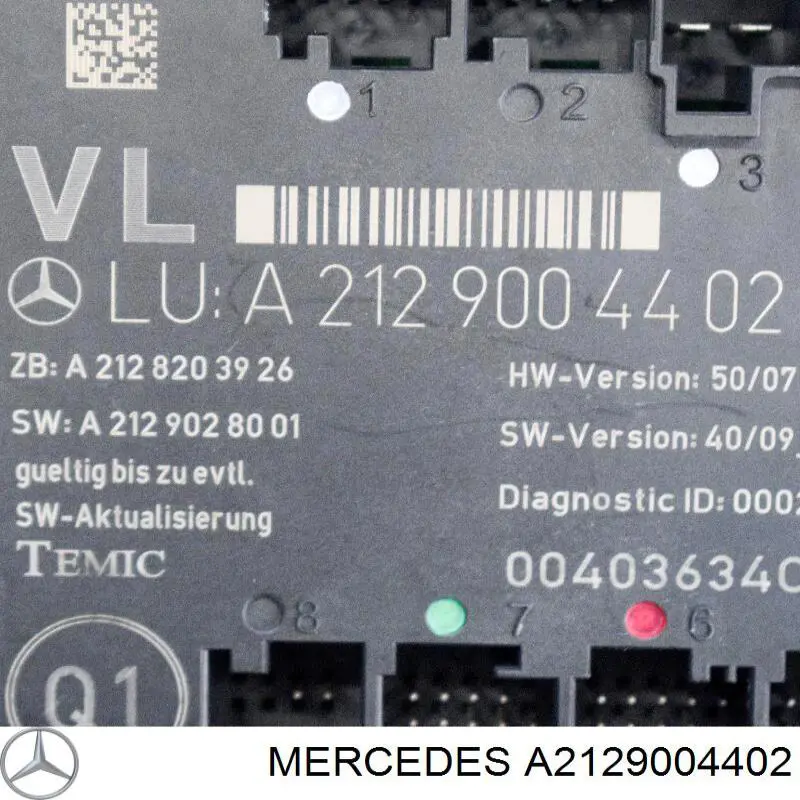 Блок комфорта передней двери Mercedes 2129004402 цена, от 12.56 USD