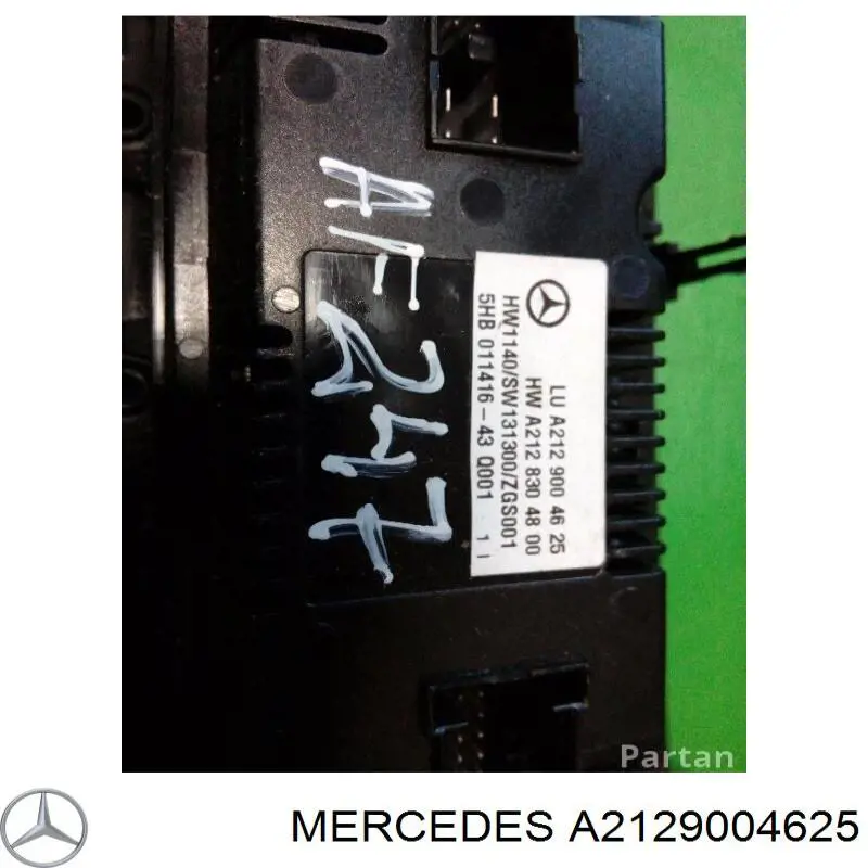 Регулятор вентилятора отопителя Mercedes A2129004625 цена, от 67.59 USD