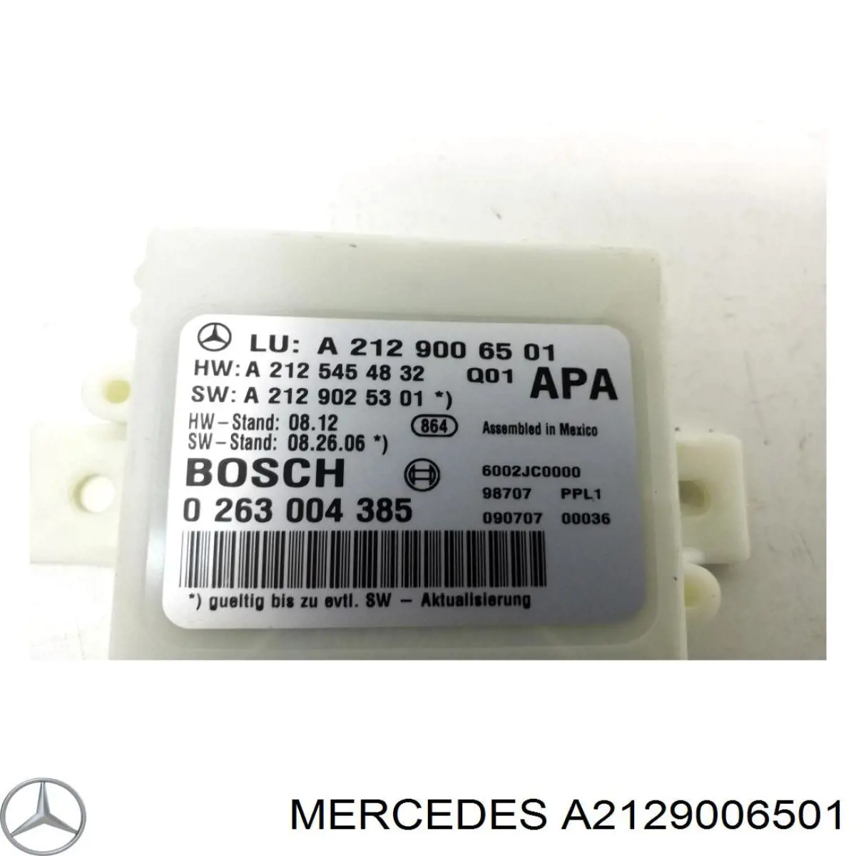 Купить A2129006501 Mercedes Модуль управления парктроником