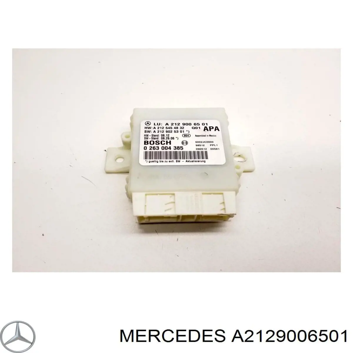 A2129006501 Mercedes Модуль (блок ЭБУ) управления парктроником