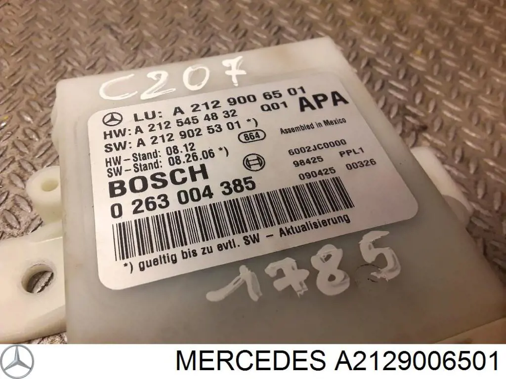 A2129006501 Mercedes Модуль (блок ЭБУ) управления парктроником