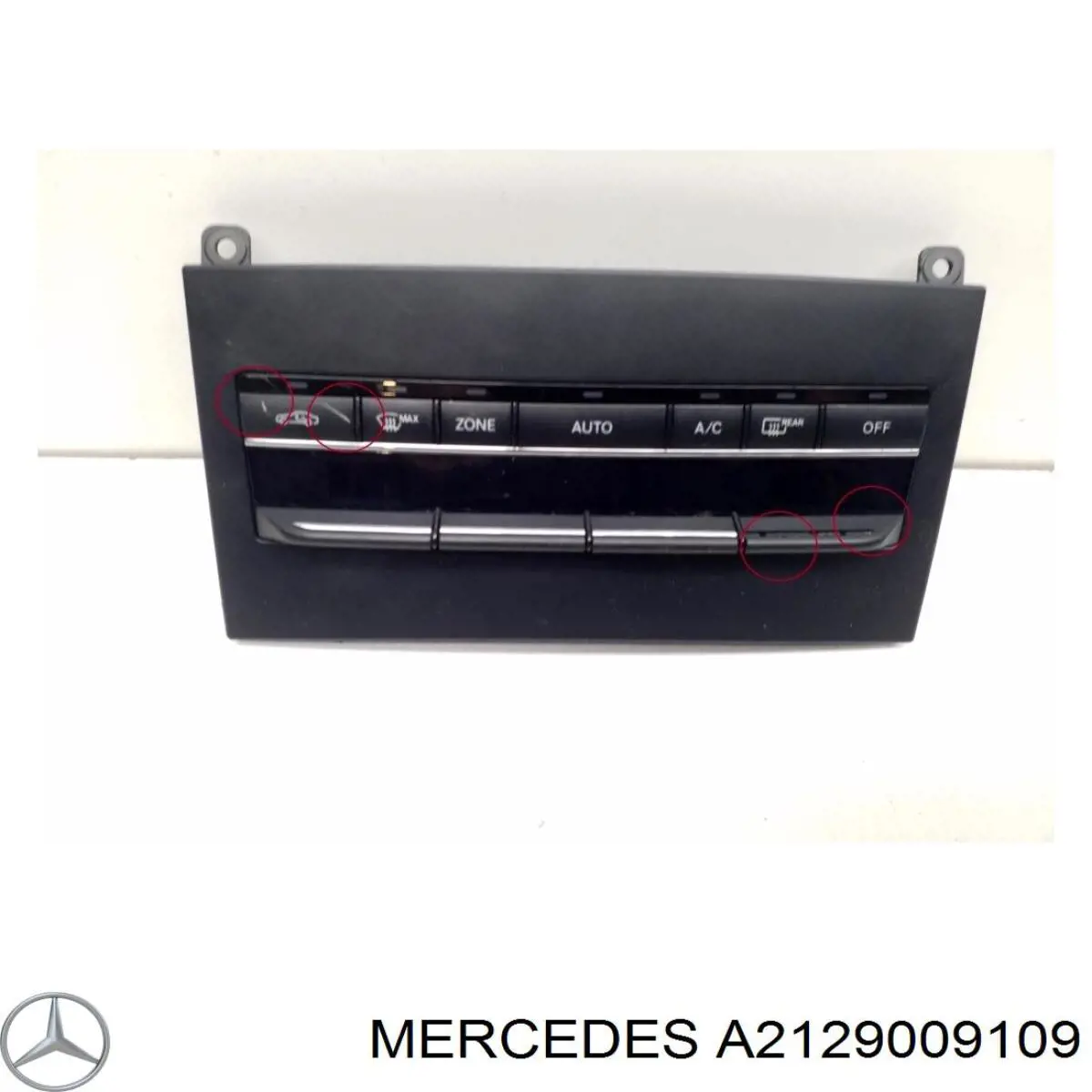 Блок управления кондиционером A2129009109 Mercedes