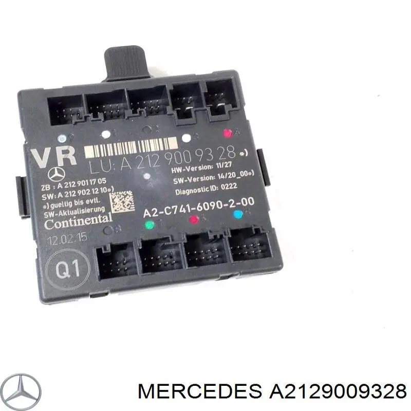 A2129009328 Mercedes Блок комфорта передней двери