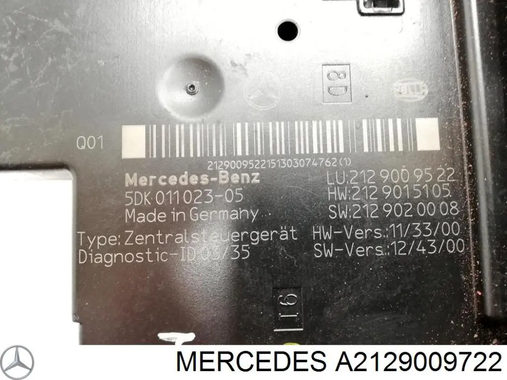 Блок управления сигналами SAM Mercedes 2129009722 цена, от 88.58 USD