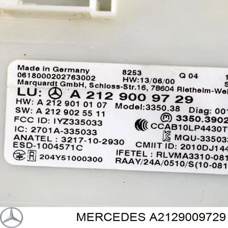  Mercedes 2129009729