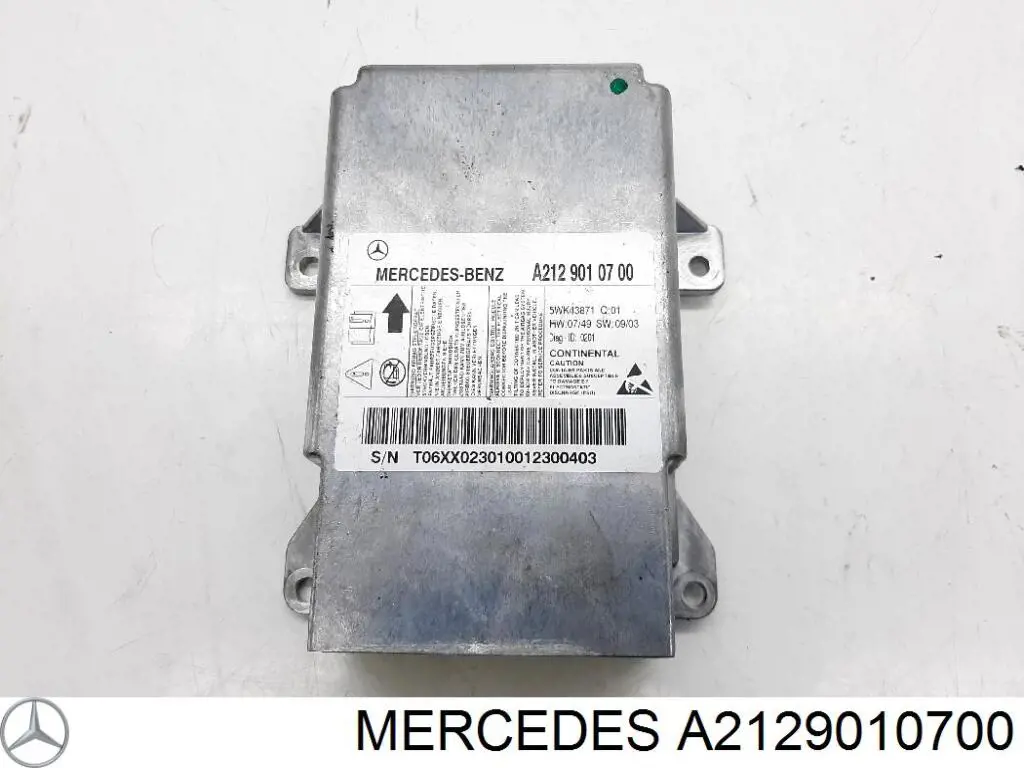 Блок управления airbag Mercedes 2129014204 цена, от 11.27 USD