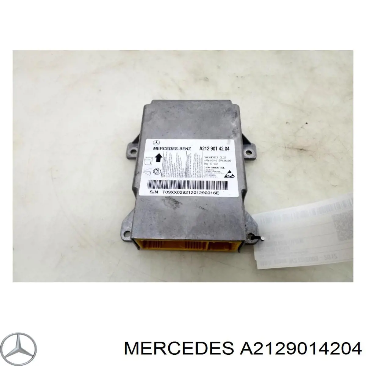 A2129014204 Mercedes Модуль-процессор управления подушки безопасности