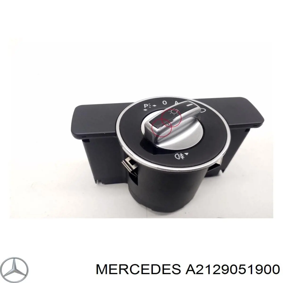 Купить A2129051900 Mercedes Переключатель света фар на "торпедо"