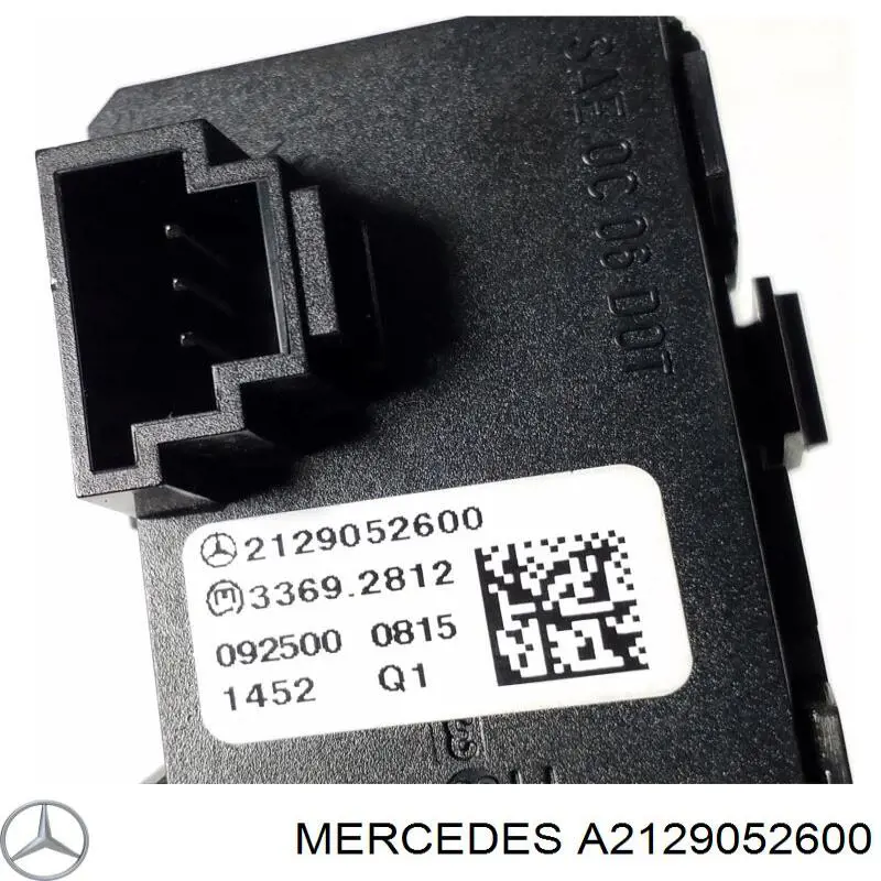 Блок кнопок центральной консоли A2129052600 Mercedes