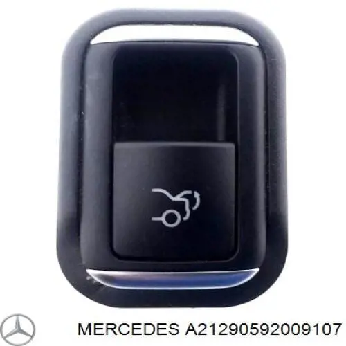 Botão de salão de acionamento de tampa de porta-malas (de 3ª/5ª porta (de tampa de alcapão) para Mercedes C (W204)