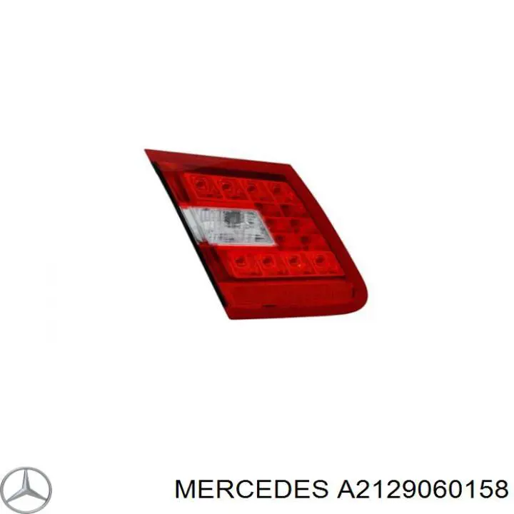 A2129060158 Mercedes lanterna traseira esquerda interna