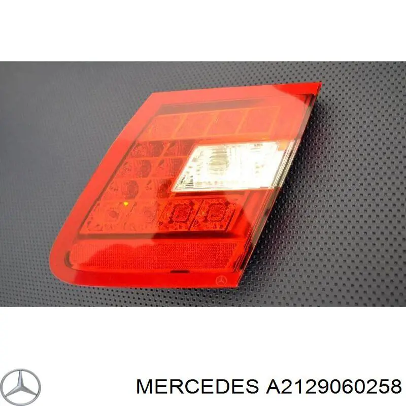 A2129060258 Mercedes lanterna traseira direita interna