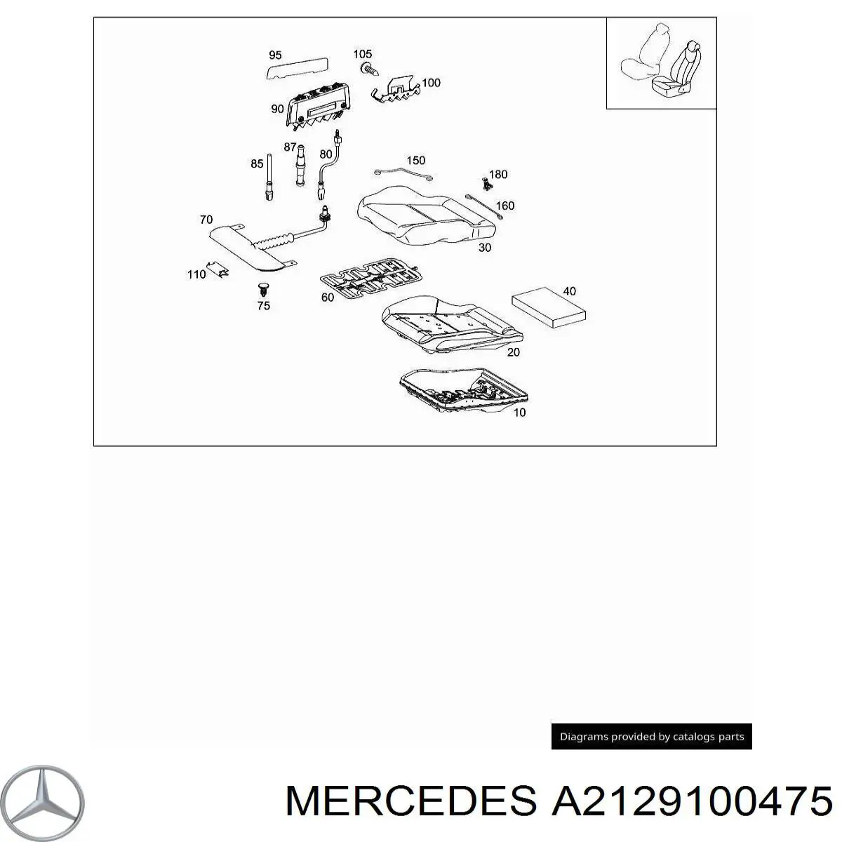  A2129100475 Mercedes