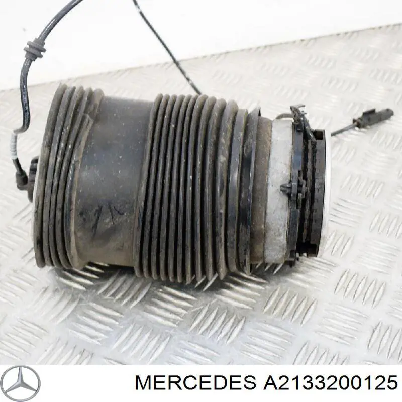 2133200125 Mercedes coxim pneumático (suspensão de lâminas pneumática do eixo traseiro)