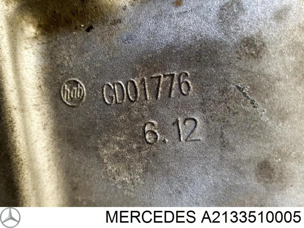 2133510005 Mercedes tampa de redutor traseiro