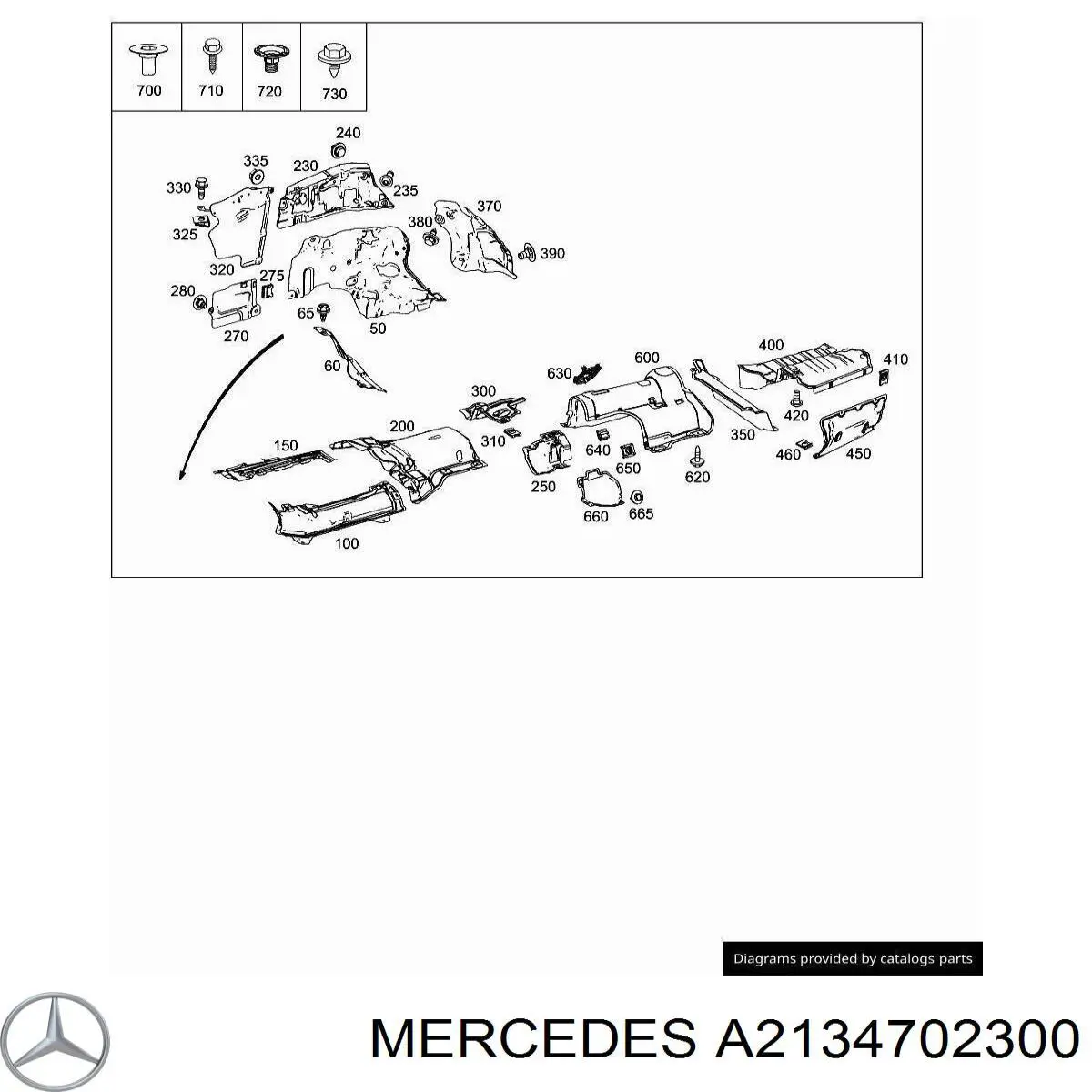  A2134702300 Mercedes