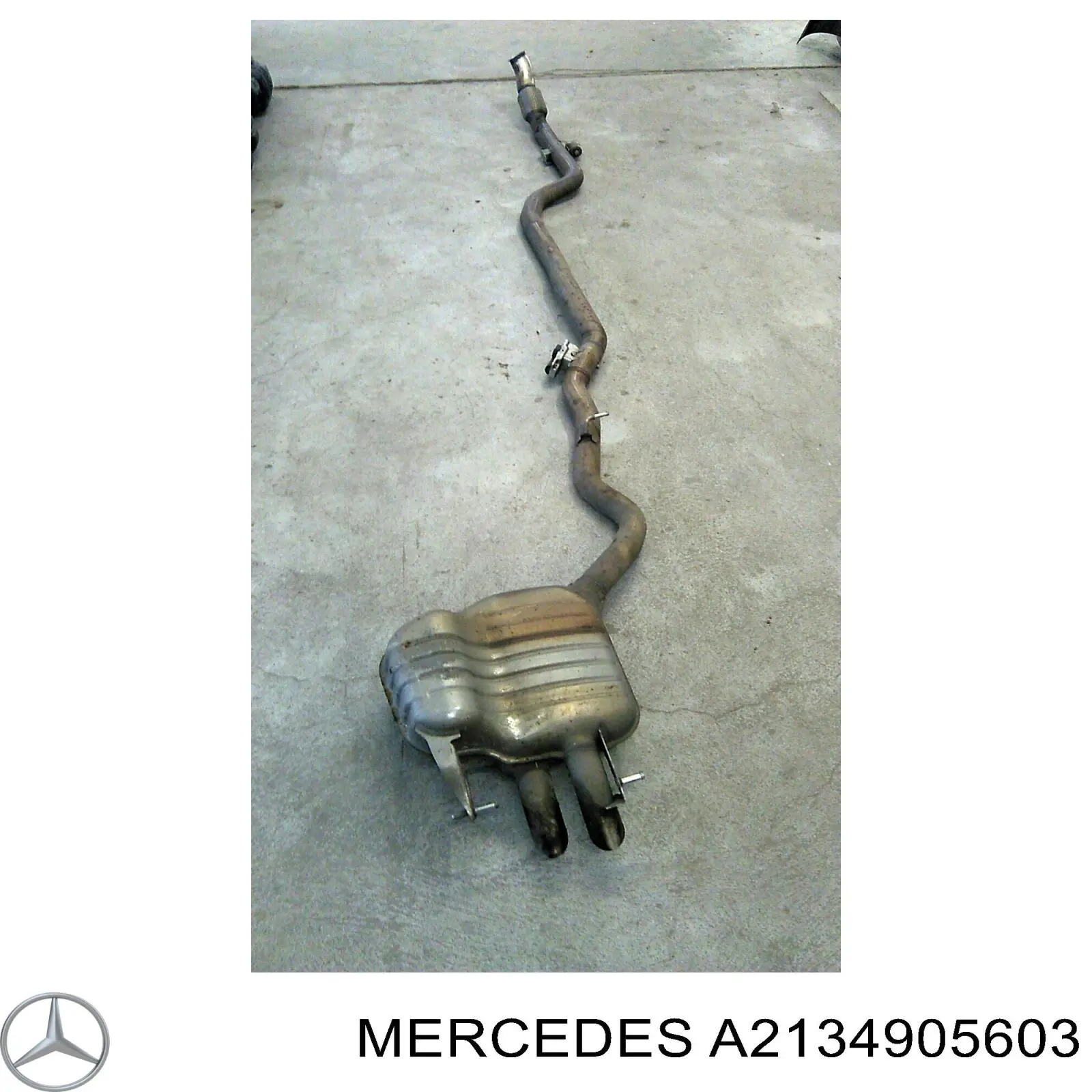Глушитель, передняя часть Mercedes A2134905603 цена, от 570.14 USD
