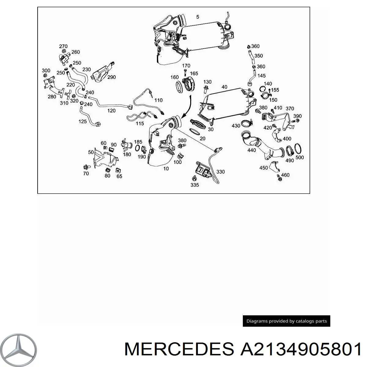  A2134905801 Mercedes