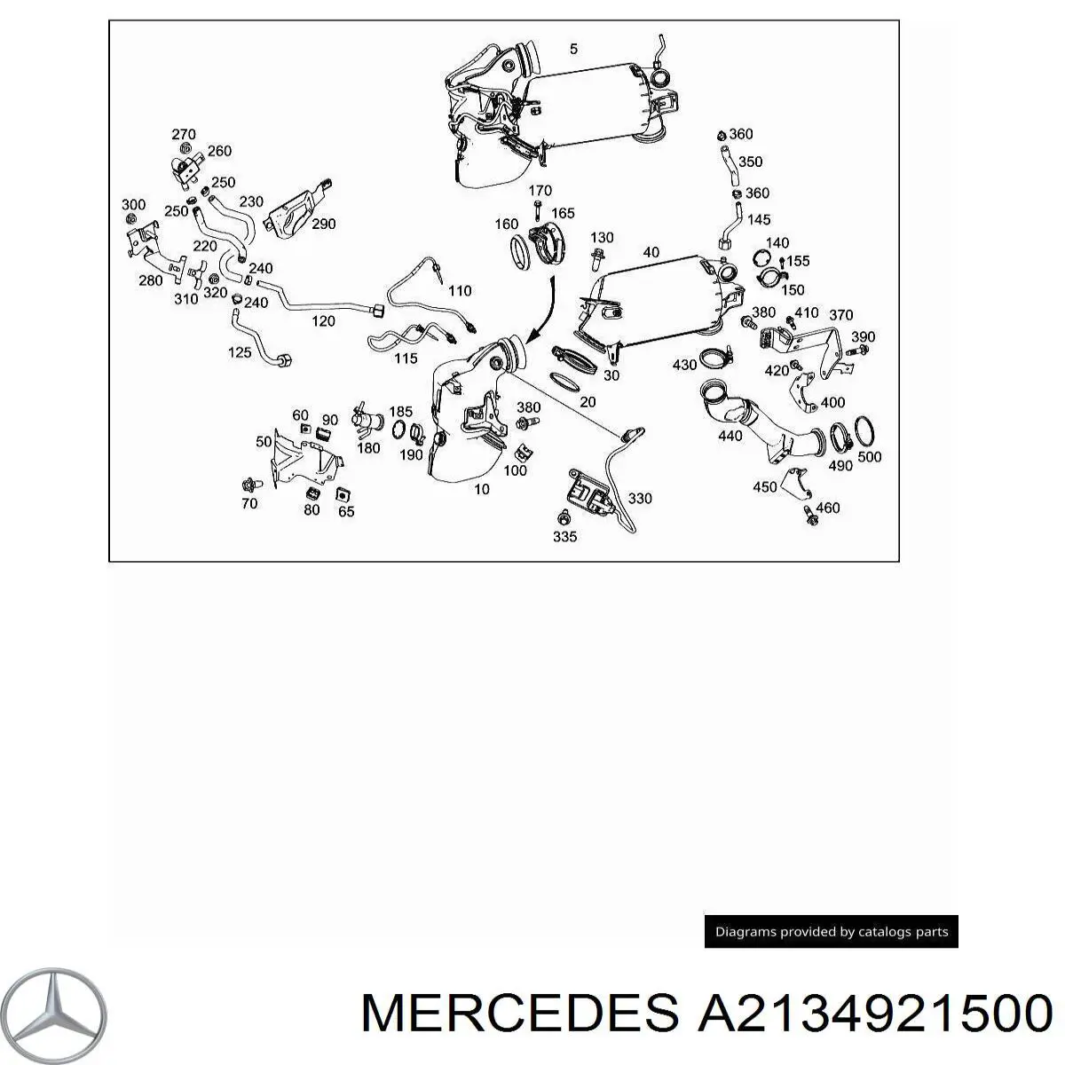  Mercedes A2134921500 цена, от 11.08 USD