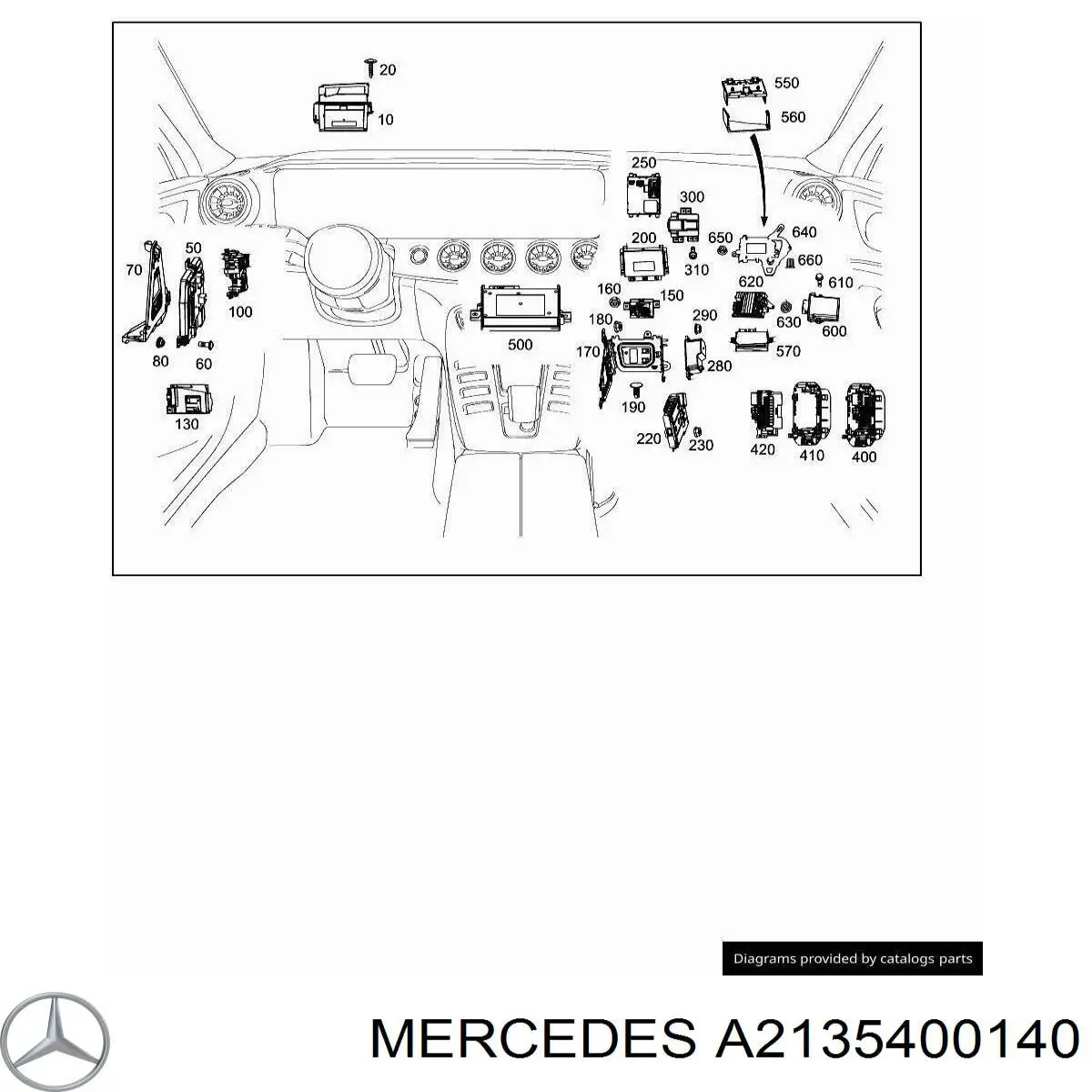  A2135400140 Mercedes