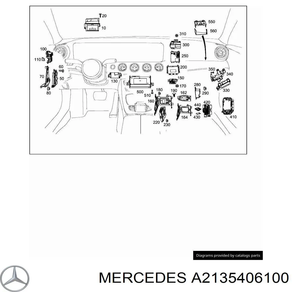  A2135406100 Mercedes