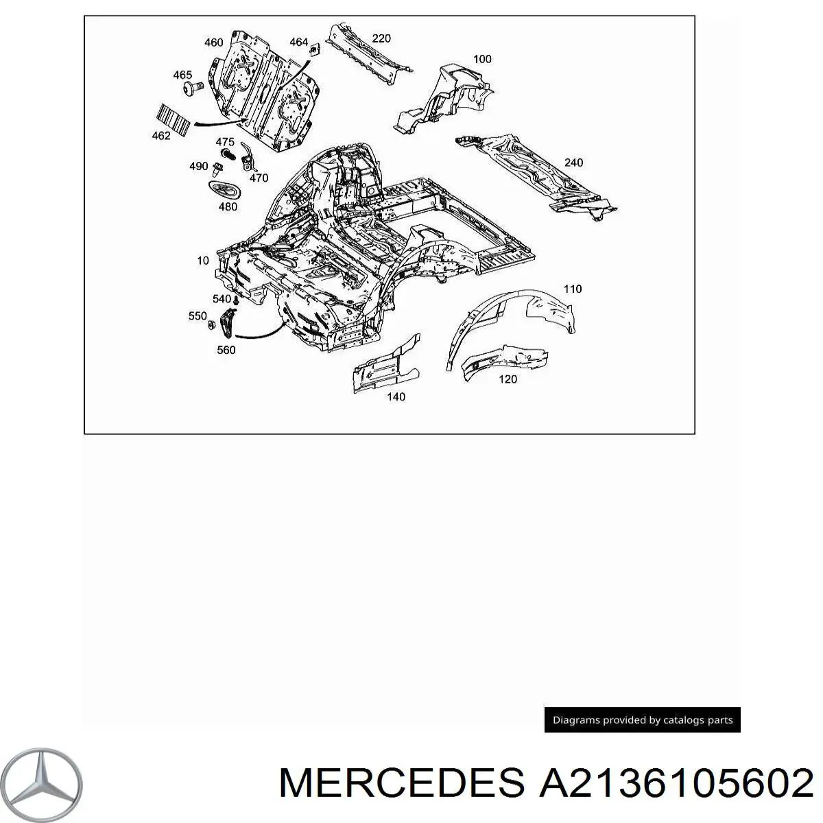 A2136105602 Mercedes 