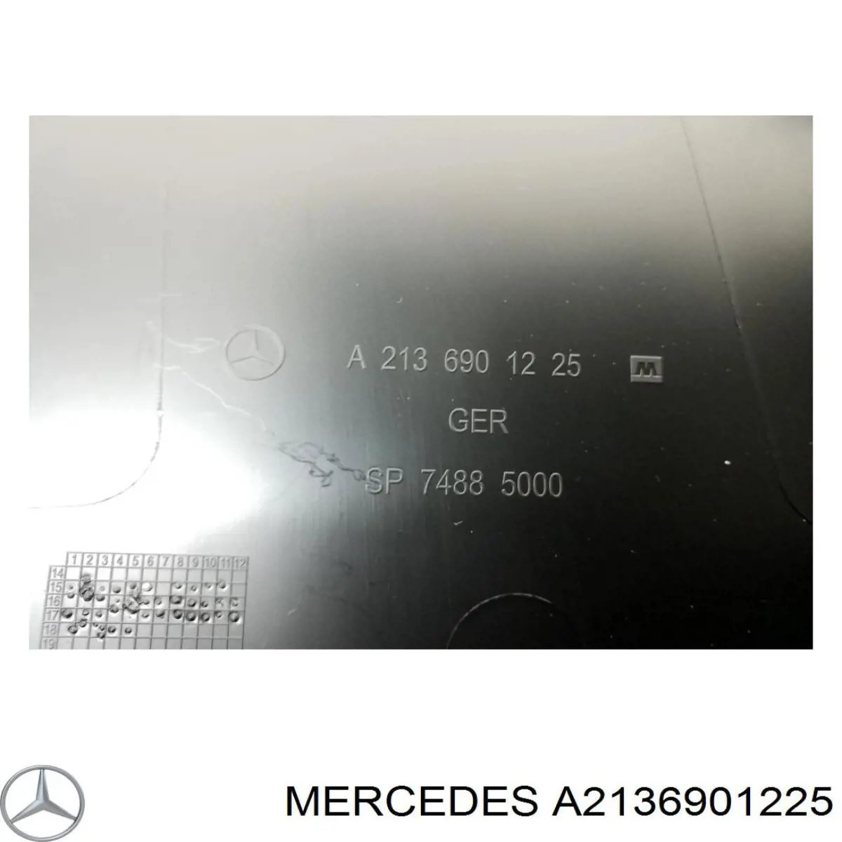Купить A2136901225 Mercedes Обшивка стойки кузова внутренняя средняя нижняя правая