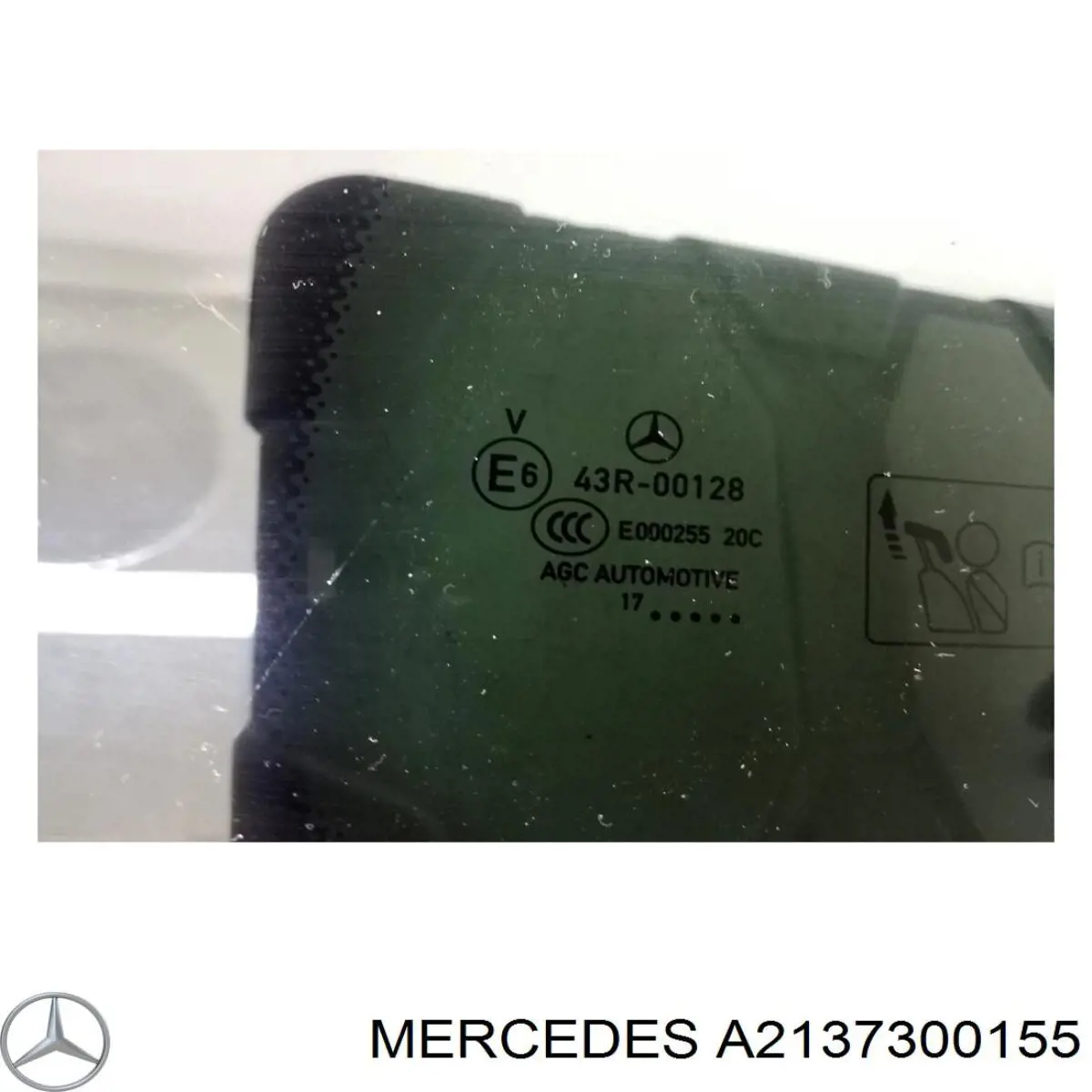 Стекло-форточка двери задней левой A2137300155 Mercedes