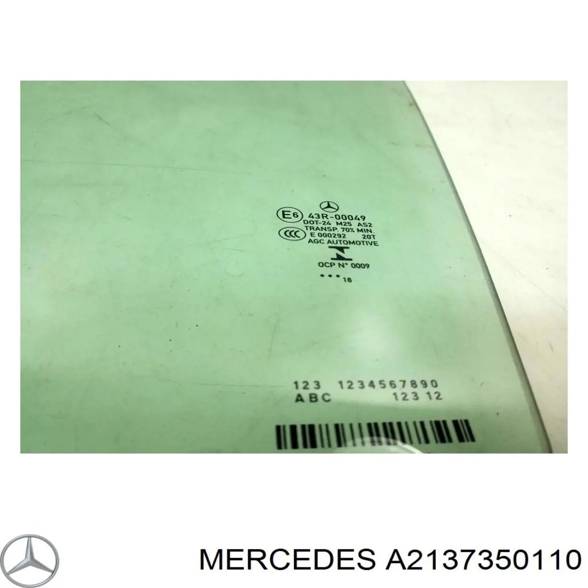 Стекло задней двери, левой Mercedes A2137350110 цена, от 28.56 USD
