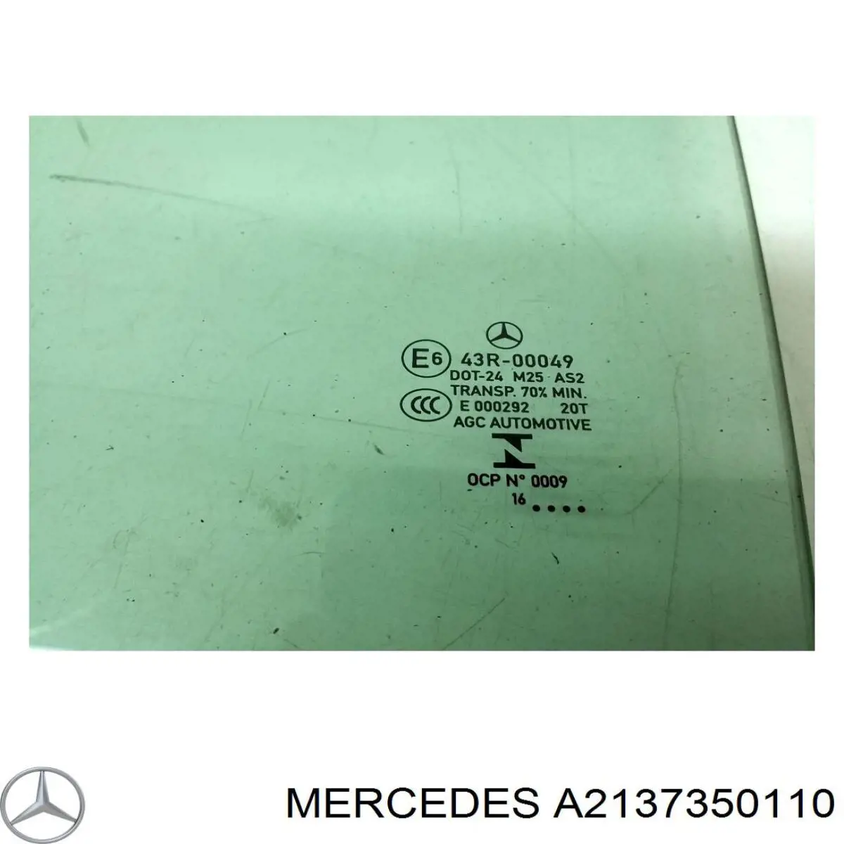 Купить A2137350110 Mercedes Стекло двери задней левой