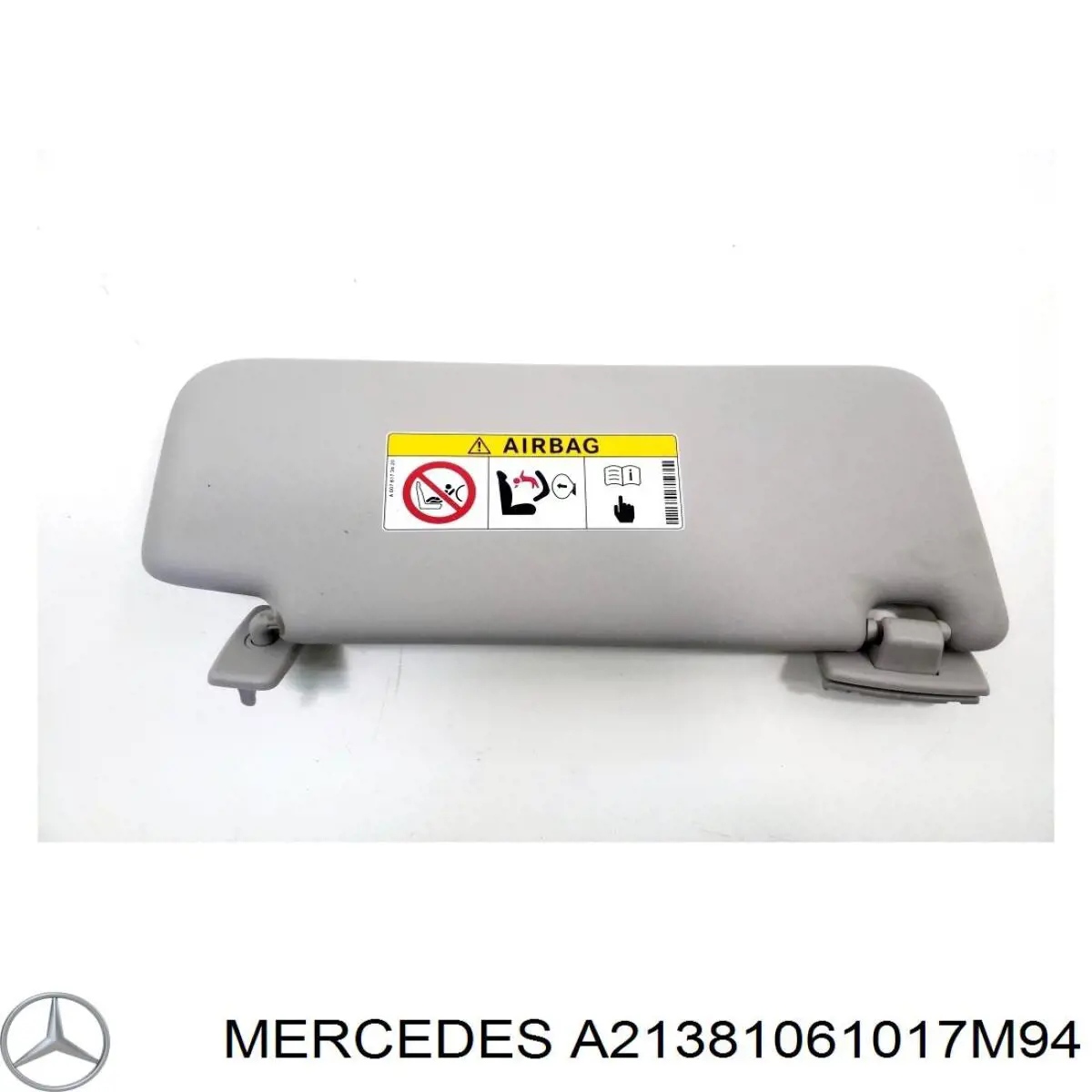 Козырек противосолнечный на Mercedes E  S213