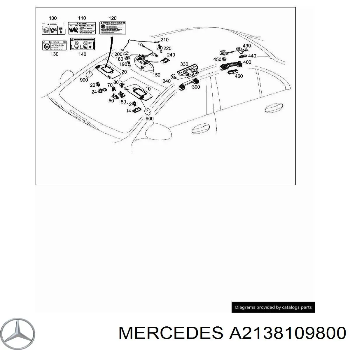 A2138109800 Mercedes 