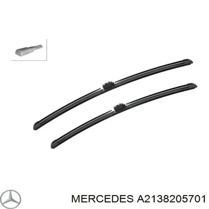 A2138205701 Mercedes щетка-дворник лобового стекла, комплект из 2 шт.